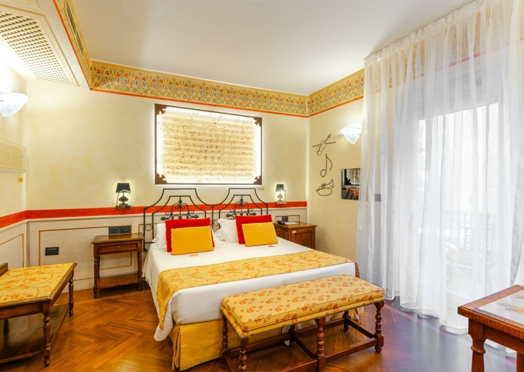 Deluxe Double Room with Terrace Art Hotel Commercianti Bologna Deluxe Double Room with Terrace Art Hotel Commercianti Bologna