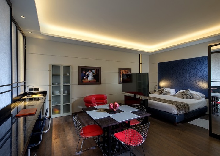 Luxury apartments  Art Hotel Commercianti Bologna