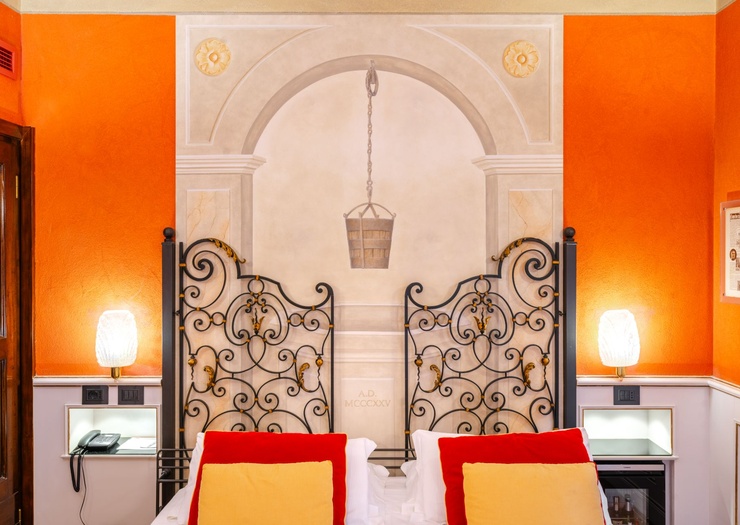 Deluxe Double Room with Terrace Art Hotel Commercianti Bologna Deluxe Double Room with Terrace Art Hotel Commercianti Bologna