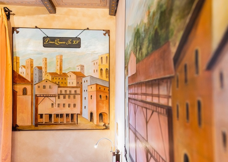 Deluxe double room with terrace  Art Hotel Commercianti Bologna