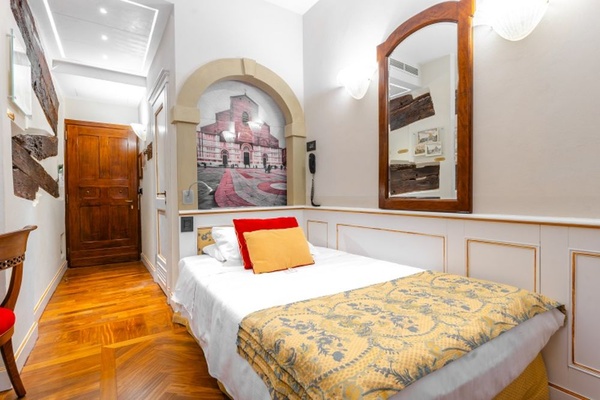 Single Room  Art Hotel Commercianti in Bologna