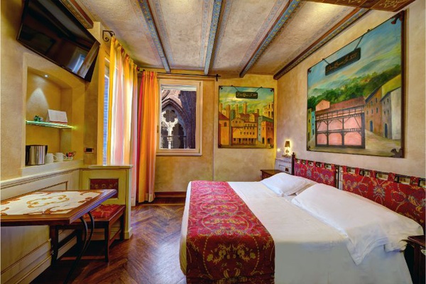 Deluxe Double Room with Terrace  Art Hotel Commercianti in Bologna