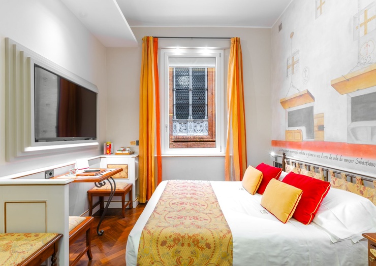Classic double room Art Hotel Commercianti Bologna Classic double room Art Hotel Commercianti Bologna
