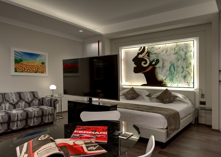 Luxury apartments  Art Hotel Commercianti Bologna