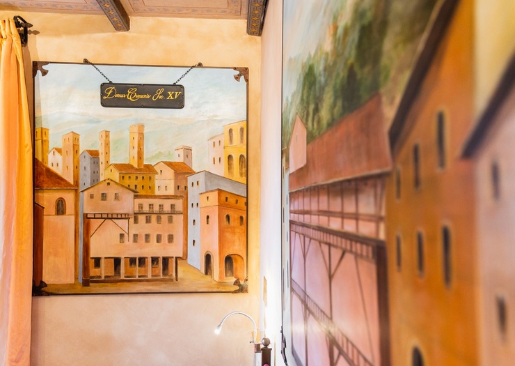 Deluxe Double Room with Terrace Art Hotel Commercianti Bologna Deluxe Double Room with Terrace Art Hotel Commercianti Bologna