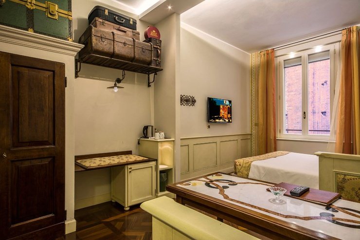 Classic double room art hotel commercianti bologna Classic double room art hotel commercianti bologna