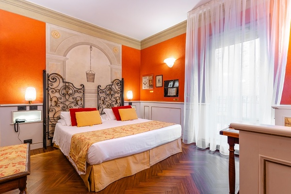 Deluxe Double Room with Terrace  Art Hotel Commercianti in Bologna