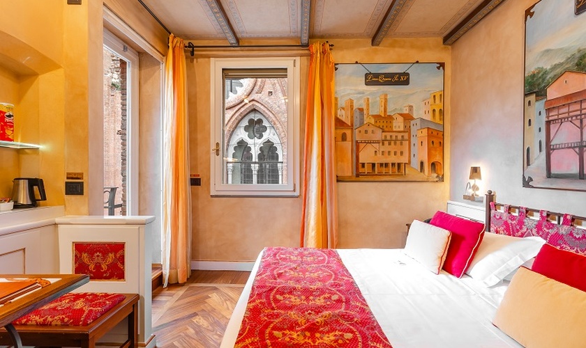 Deluxe double room with terrace  Art Hotel Commercianti Bologna