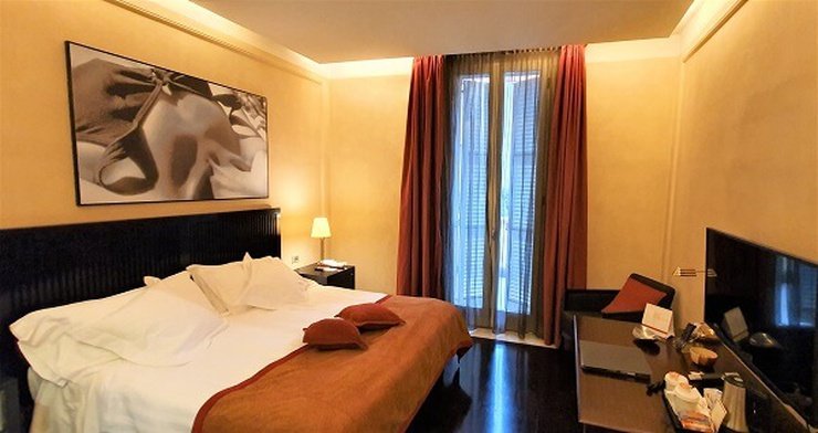 Deluxe room balcony art hotel novecento bologna, italy Deluxe room balcony art hotel novecento bologna, italy