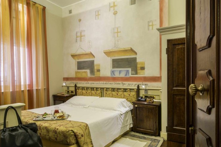 Classic double room art hotel commercianti bologna Classic double room art hotel commercianti bologna