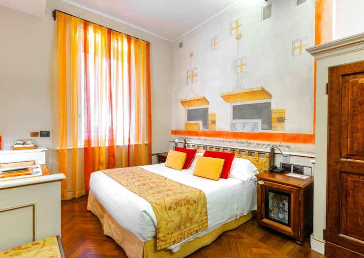 Classic double room Art Hotel Commercianti Bologna Classic double room Art Hotel Commercianti Bologna