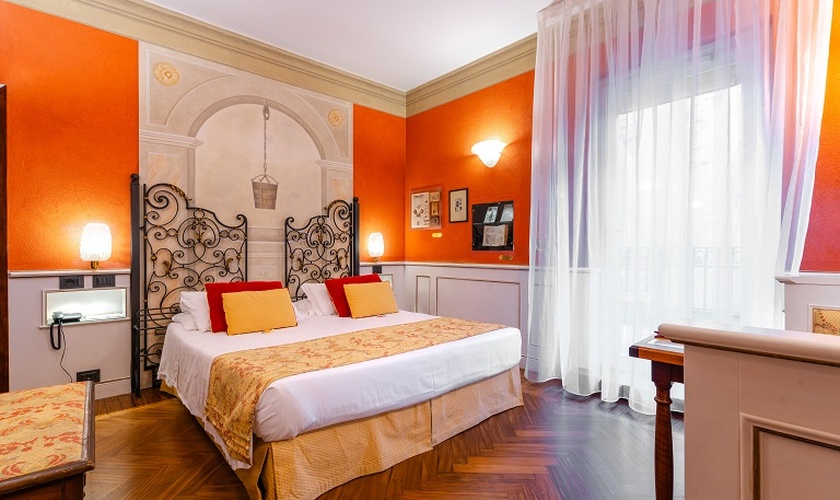 Deluxe double room with terrace  Art Hotel Commercianti Bologna