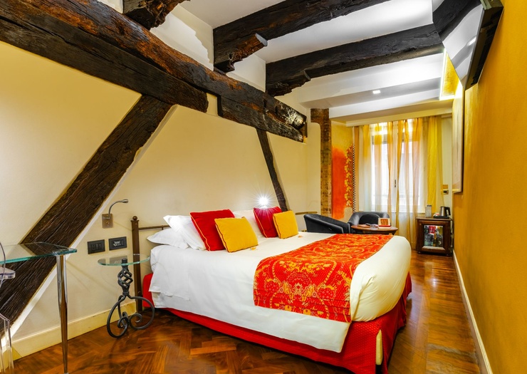 Deluxe Double Room Art Hotel Commercianti Bologna Deluxe Double Room Art Hotel Commercianti Bologna