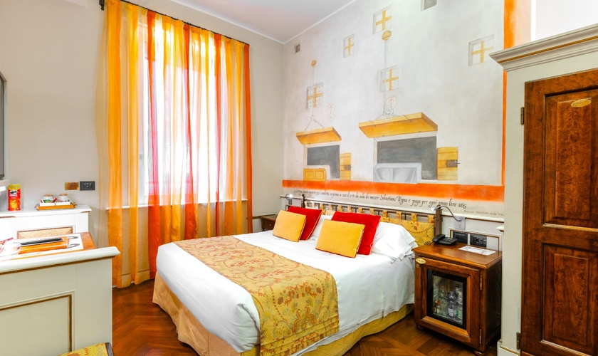 Classic double room Art Hotel Commercianti Bologna Classic double room Art Hotel Commercianti Bologna