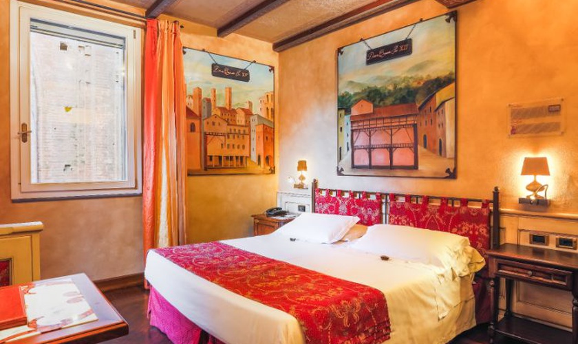 Deluxe double room with terrace  Art Hotel Commercianti Bologna