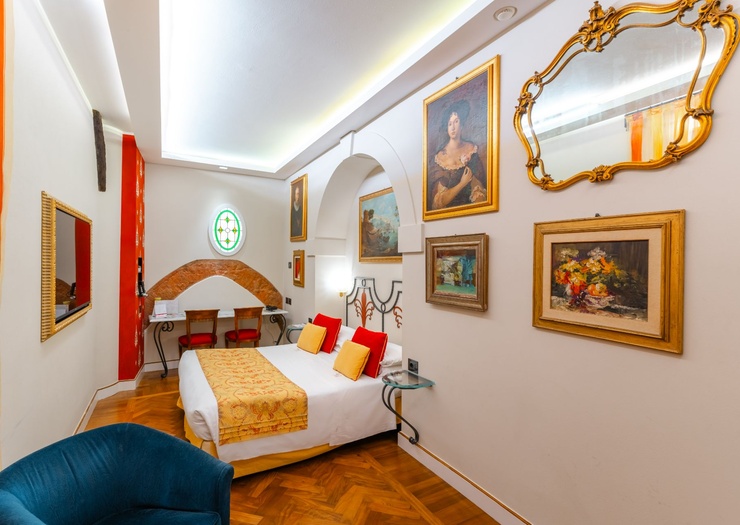 Classic double room Art Hotel Commercianti Bologna Classic double room Art Hotel Commercianti Bologna