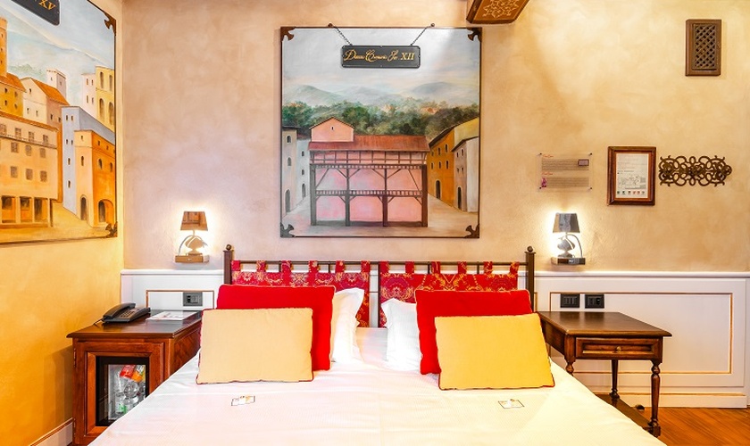 Deluxe double room with terrace  Art Hotel Commercianti Bologna