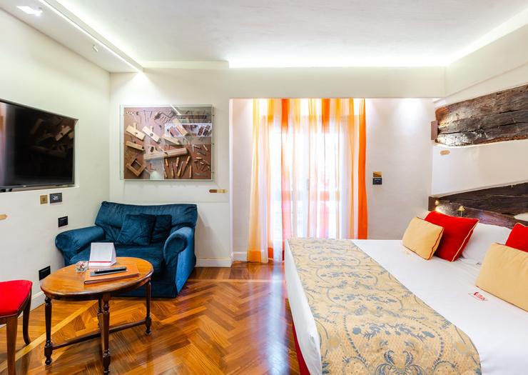 Deluxe Double Room Art Hotel Commercianti Bologna Deluxe Double Room Art Hotel Commercianti Bologna
