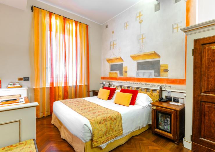 Classic double room Art Hotel Commercianti Bologna Classic double room Art Hotel Commercianti Bologna
