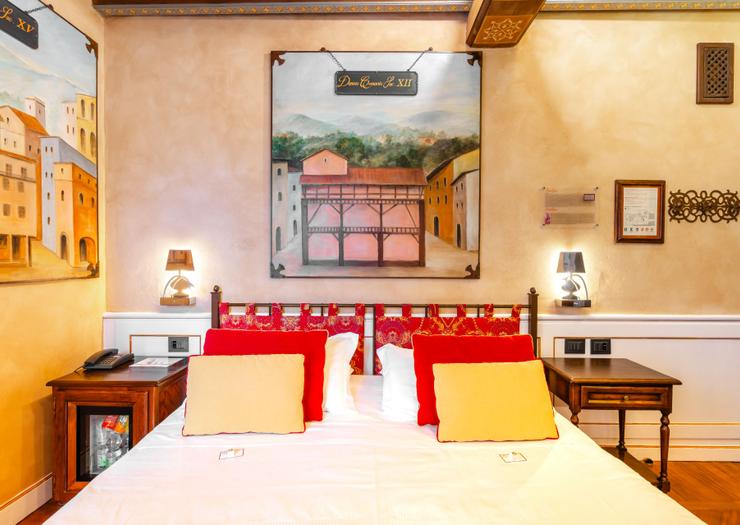 Deluxe Double Room with Terrace Art Hotel Commercianti Bologna Deluxe Double Room with Terrace Art Hotel Commercianti Bologna